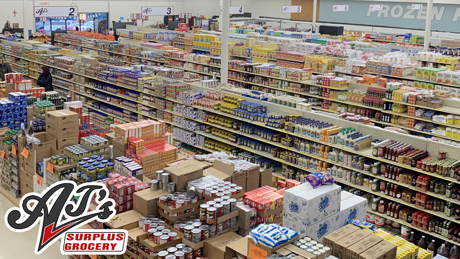 AJ's Surplus Grocery 30 Worth of Discount Groceries & Goods for 15