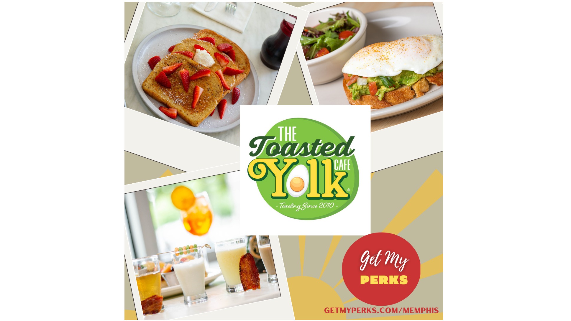 Halfoff 50 Gift Certificates to Toasted Yolk